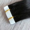 Extensions de cheveux 100% naturels 46 cm à bandes adhésives 001b Brun foncé